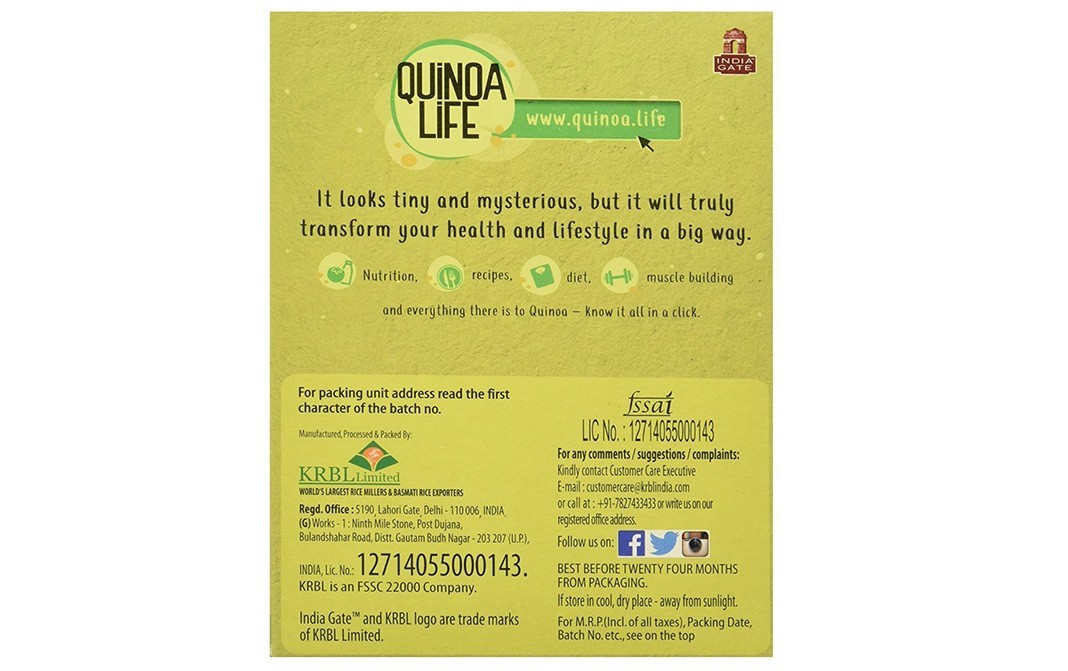 India Gate Quinoa    Box  500 grams